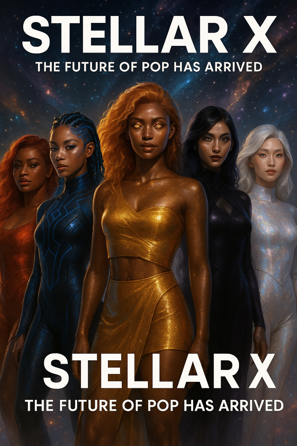 STELLAR X — cosmic girl group of five members